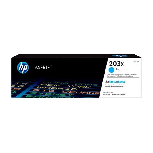 [165138] HP LASERJET M254,M280,M281 TONER CIAN ALTA 203X