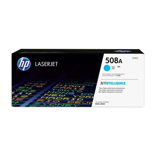 [165835] HP LASERJET M552/M553/M577 TONER 508A CIAN 5.000 PAGINAS ESTANDARD