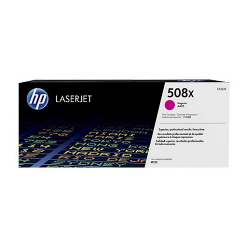 [165840] HP LASERJET M553 TONER 508X MAGENTA 9.500 PAGINAS ALTA CAPACIDAD