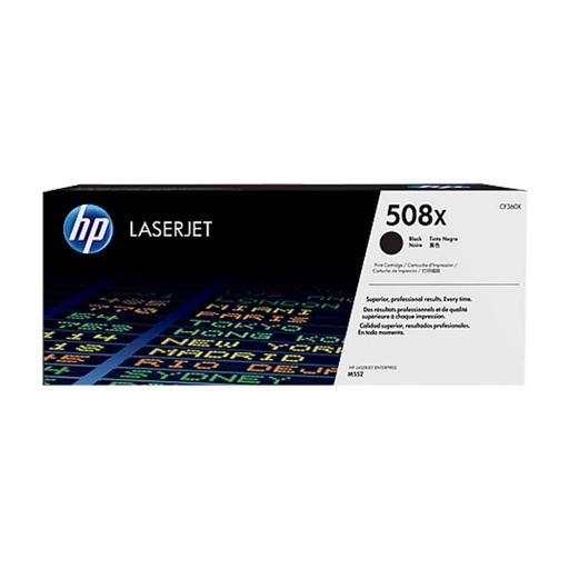 [165841] HP LASERJET M553 TONER 508X NEGRO 12.500 PAGINAS ALTA CAPACIDAD