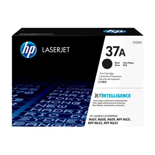 [165140] HP LASERJET M607N/DN,M608N/DN/X TONER NEGRO Nº37A