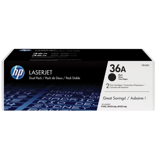 [167159] HP LASERJET P1505/M1522/M1120 TONER NEGRO PACK-2