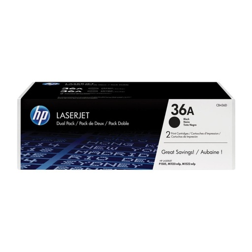 [167159] HP LASERJET P1505/M1522/M1120 TONER NEGRO PACK-2