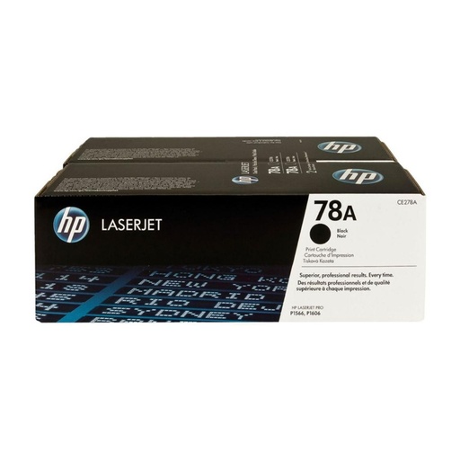 [166324] HP LASERJET P1566 TONER NEGRO Nº78A (PACK 2)
