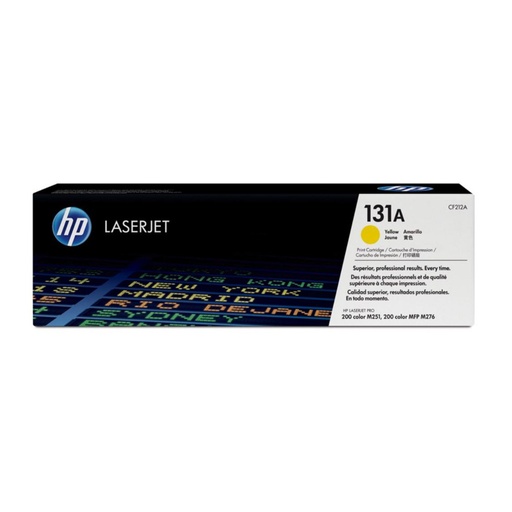 [166320] HP LASERJET PRO 200 M276 TONER AMARILLO Nº131A 1.800 PAGINAS