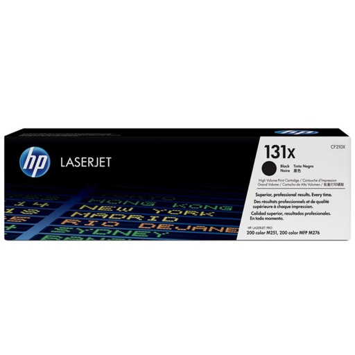 [166089] HP LASERJET PRO 200 M276 TONER NEGRO Nº131X 2.400 PAGINAS