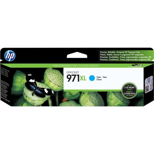 [165885] HP OFFICEJET PRO X451/476/551 CARTUCHO CIAN Nº971XL