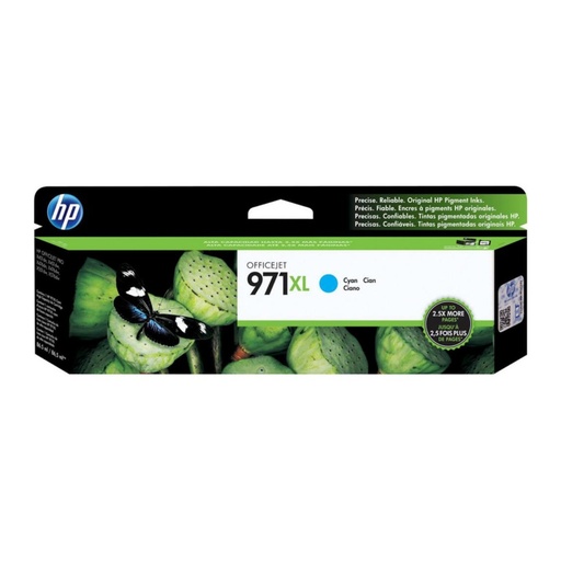 [165885] HP OFFICEJET PRO X451/476/551 CARTUCHO CIAN Nº971XL
