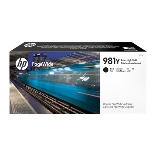 [165814] HP PAGEWIDE 981Y CARTUCHO NEGRO