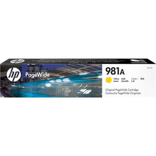 [165803] HP PAGEWIDE Nº981A, CARTUCHO AMARILLO