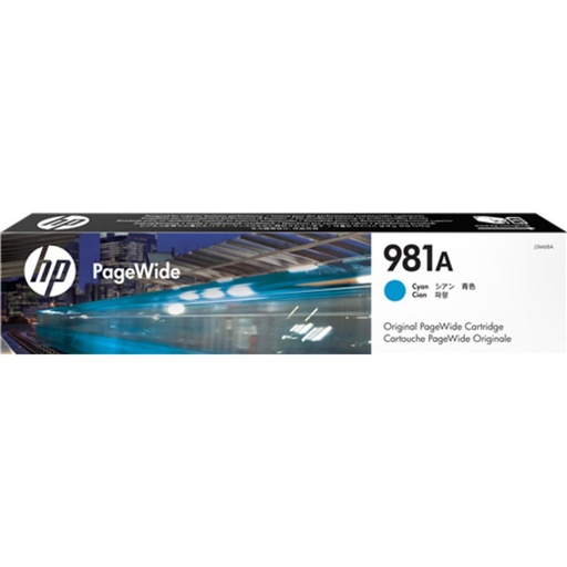 [165806] HP PAGEWIDE Nº981A, CARTUCHO CIAN
