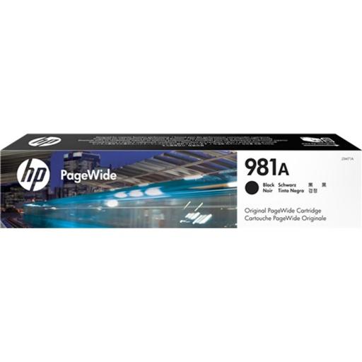 [165812] HP PAGEWIDE Nº981A, CARTUCHO NEGRO