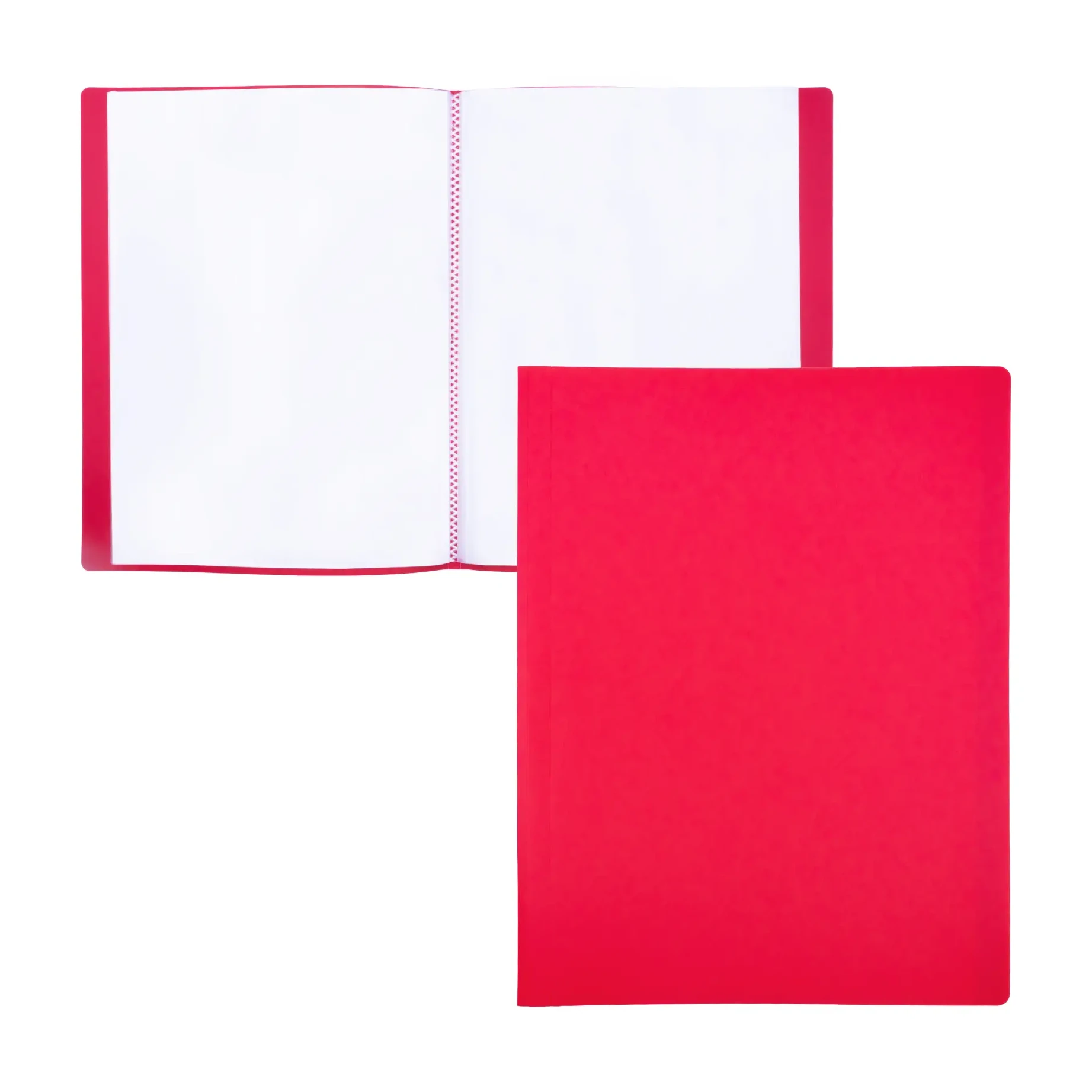 [180861] CARPETA DE FUNDAS RAYLU PAPER PREMIUM A4 20 FUNDAS ROJO