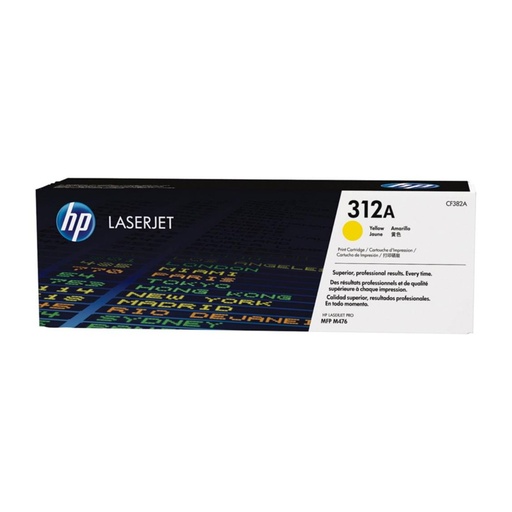 [166129] HP TONER LASERJET PRO MFP M476 AMARILLO.Nº312A