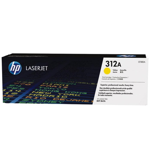 [166129] HP TONER LASERJET PRO MFP M476 AMARILLO.Nº312A