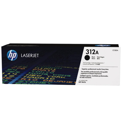 [166126] HP TONER LASERJET PRO MFP M476 NEGRO .Nº312A 2.400 PAGINAS