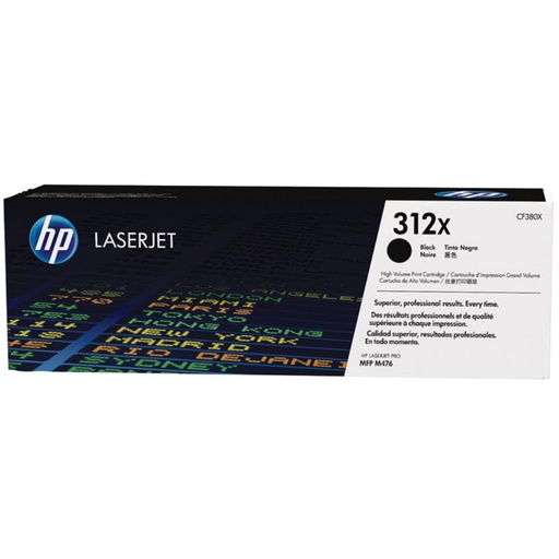 [166104] HP TONER LASERJET PRO MFP M476 NEGRO.Nº312X 4.400 PAGINAS