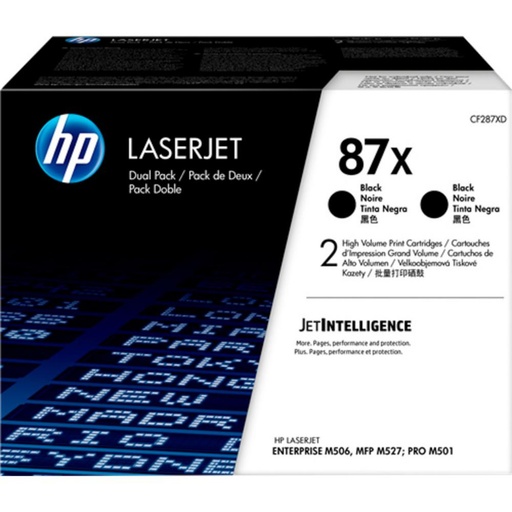 [165829] HP TONER TONER LASERJET ENTERPRISE M506DN/M527 NEGRO  87X ALTA CAPACIDAD 18.000 PAGINAS