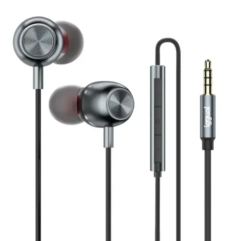 [800310] AURICULARES CON MICRO INTRAUDITIVOS IGGUAL JACK 3,5 MM