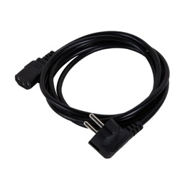 CABLE DE ALIMENTACIÓN IEC C13 2 METROS NEGRO