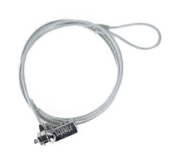CABLE DE SEGURIDAD CON CANDADO 4 DÍGITOS SECURE 4D - IGGUAL 