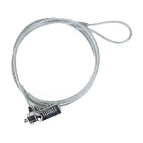 [800106] CABLE DE SEGURIDAD CON CANDADO 4 DÍGITOS SECURE 4D - IGGUAL 