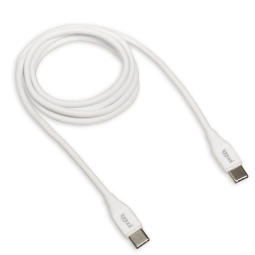[800152] CABLE USB-C A USB-C 1 METRO BLANCO Q3.0 3A