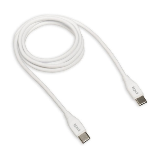 [800152] CABLE USB-C A USB-C 1 METRO BLANCO Q3.0 3A