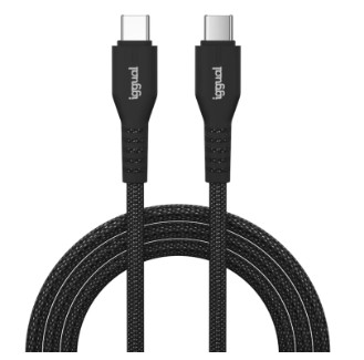 [800507] IGGUAL CABLE USB-C A USB-C 60W 100 CM TRENZADO
