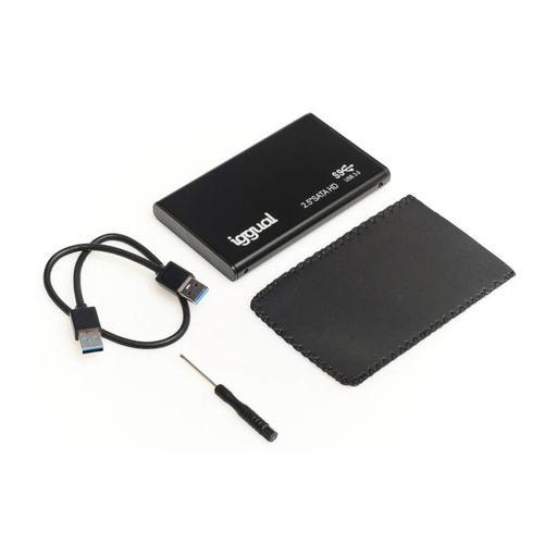 [800101] CAJA EXTERNA ALUMINIO SSD IGGUAL 2,5" SATA USB 3.0