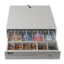 CAJÓN PORTAMONEDAS IGGUAL IRON-10W 38CM 4+6 BLANCO