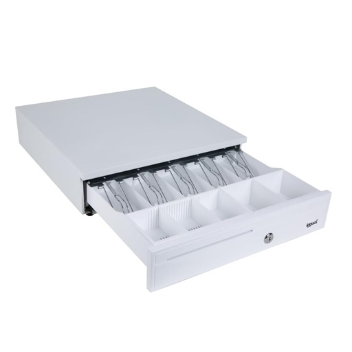 [800221] CAJÓN PORTAMONEDAS IGGUAL IRON-30PW 5+5 BLANCO PURO