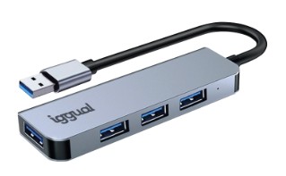 [800504] HUB IGGUAL USB-A 3,0X4 PUERTOS USB