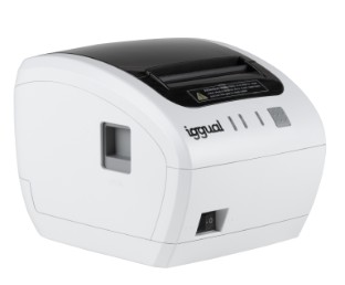[800511] IMPRESORA TÉRMICA IGGUAL  TP EASY 80W USB + RJ11 BLANCA