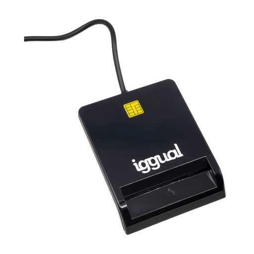 [800250] LECTOR DNI SIP TARJETAS ID USB 2.0 NEGRO IGGUAL 