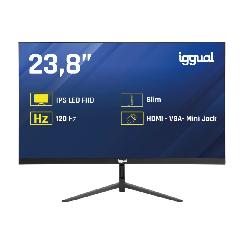 [800391] MONITOR 24" IPS IGGUAL 1MS FHD 100HZ VGA HDMI SLIM