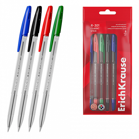 [081050] BOLÍGRAFOS BÁSICOS COREBALL BOLSA 10 UNIDADES SURTIDAS