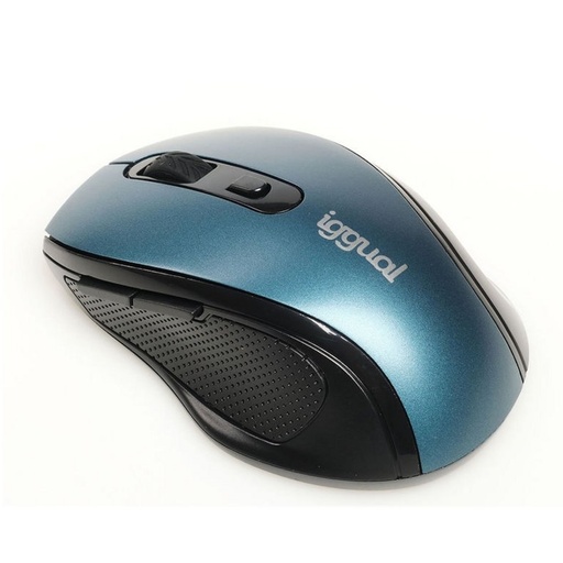 [800285] RATÓN INALÁMBRICO ERGONOMIC-M-1600DPI IGGUAL AZUL
