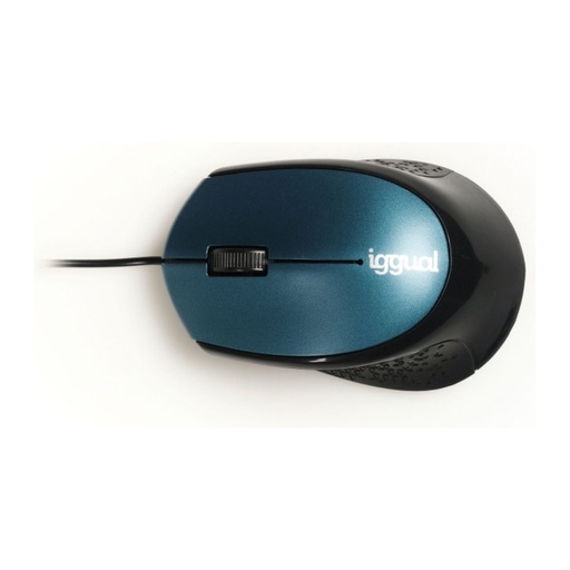 [800271] RATÓN ÓPTICO COM-ERGONOMIC-R-800DPI IGGUAL  AZUL