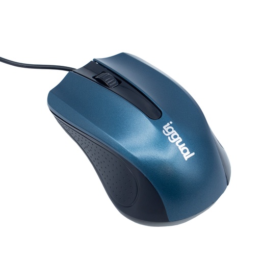 [800272] RATÓN ÓPTICO COM-ERGONOMIC-RL-800DPI IGGUAL  AZUL