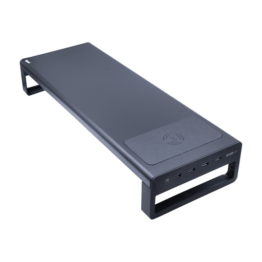 [800179] ELEVADOR MONITOR + HUB 4 PUERTOS USB 3.0 + CARGA QI IGGUAL