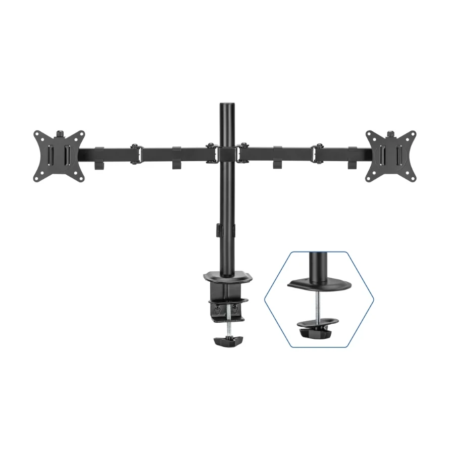 [800183] SOPORTE PINZA 2 MONITORES 17"-32" IGGUAL