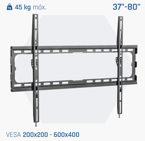 [800186] SOPORTE TV PARED 37"-80" FIJO IGGUAL
