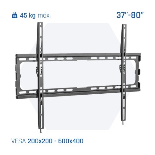 [800186] SOPORTE TV PARED 37"-80" FIJO IGGUAL