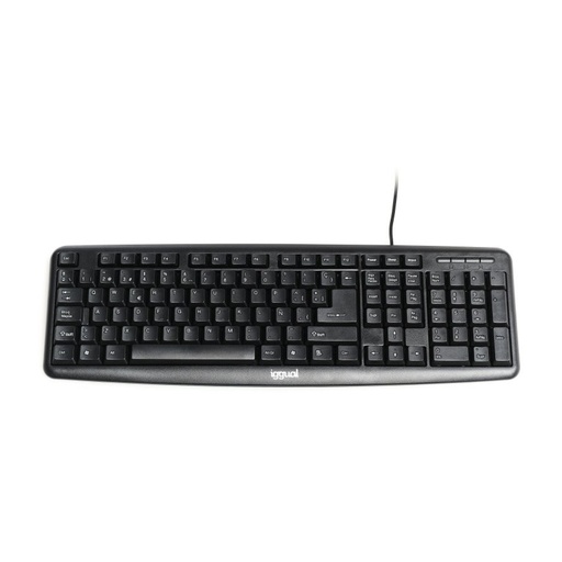 [800293] TECLADO ESTÁNDAR IGGUAL CK-BASIC-105T NEGRO