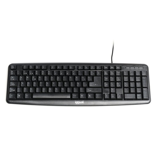 [800293] TECLADO ESTÁNDAR IGGUAL CK-BASIC-105T NEGRO