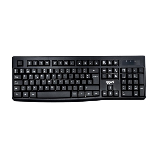 [800301] TECLADO ESTÁNDAR IGGUAL CK-BASIC2-105T NEGRO