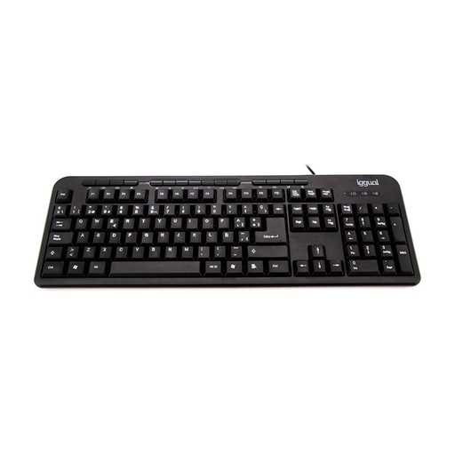[800294] TECLADO MULTIMEDIA IGGUAL CK-BASIC-120T NEGRO