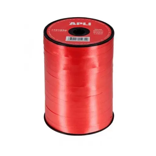 [825043] CINTA REGALO ROJA 7 MM X 400 METROS