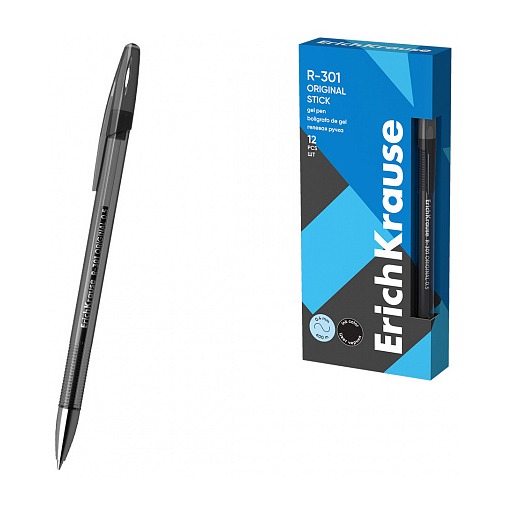 [081306] BOLÍGRAFO DE GEL ERICHKRAUSE R-301 NEGRO 